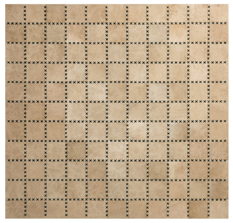 Light Beige Wall Covering with Tiento Leather finishes